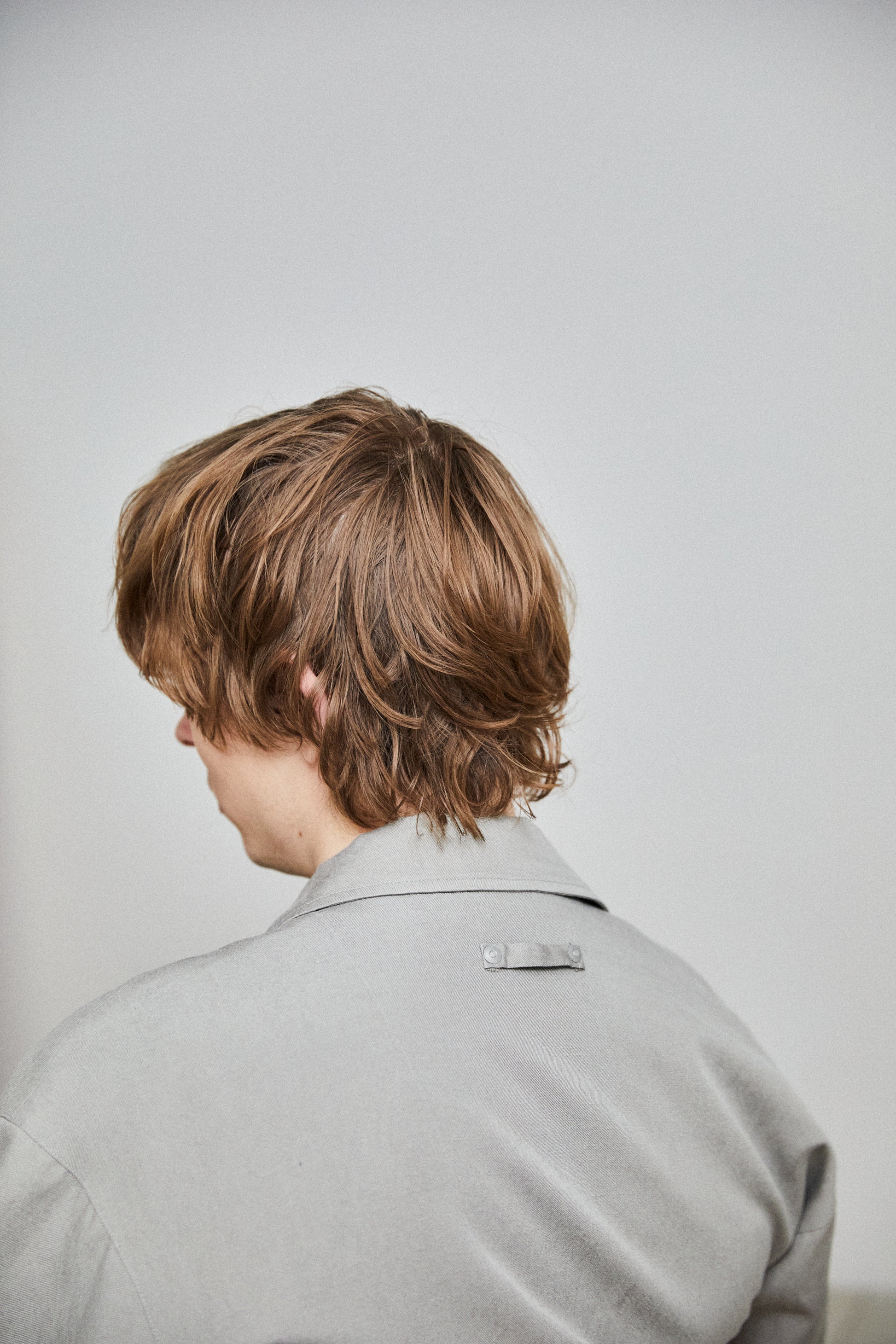 Model 184cm size L color ICE GRAY 着用