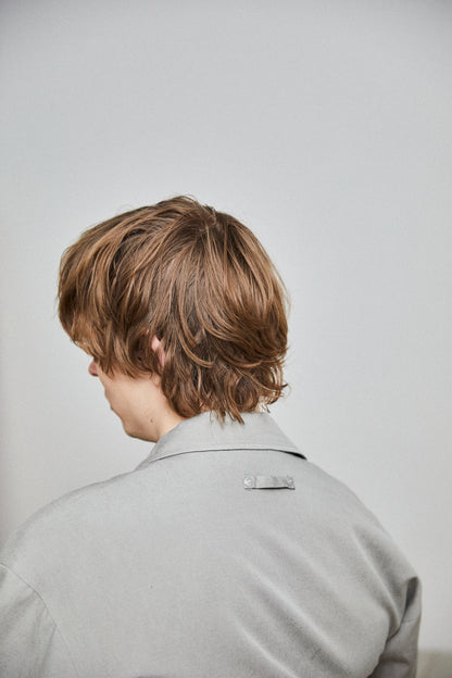 Model 184cm size L color ICE GRAY 着用