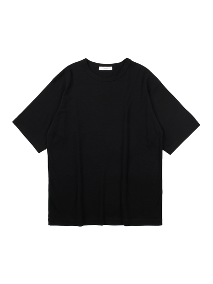 Super140's WORSTED WOOL T-SHIRTS｜BLACK