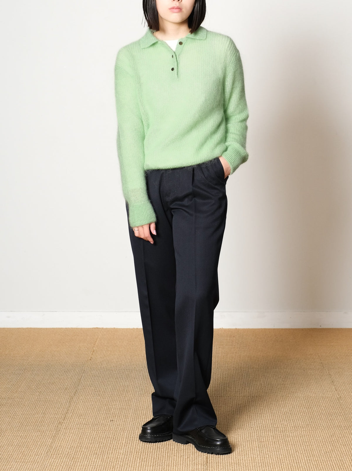 Model 159cm size S color MINT着用
