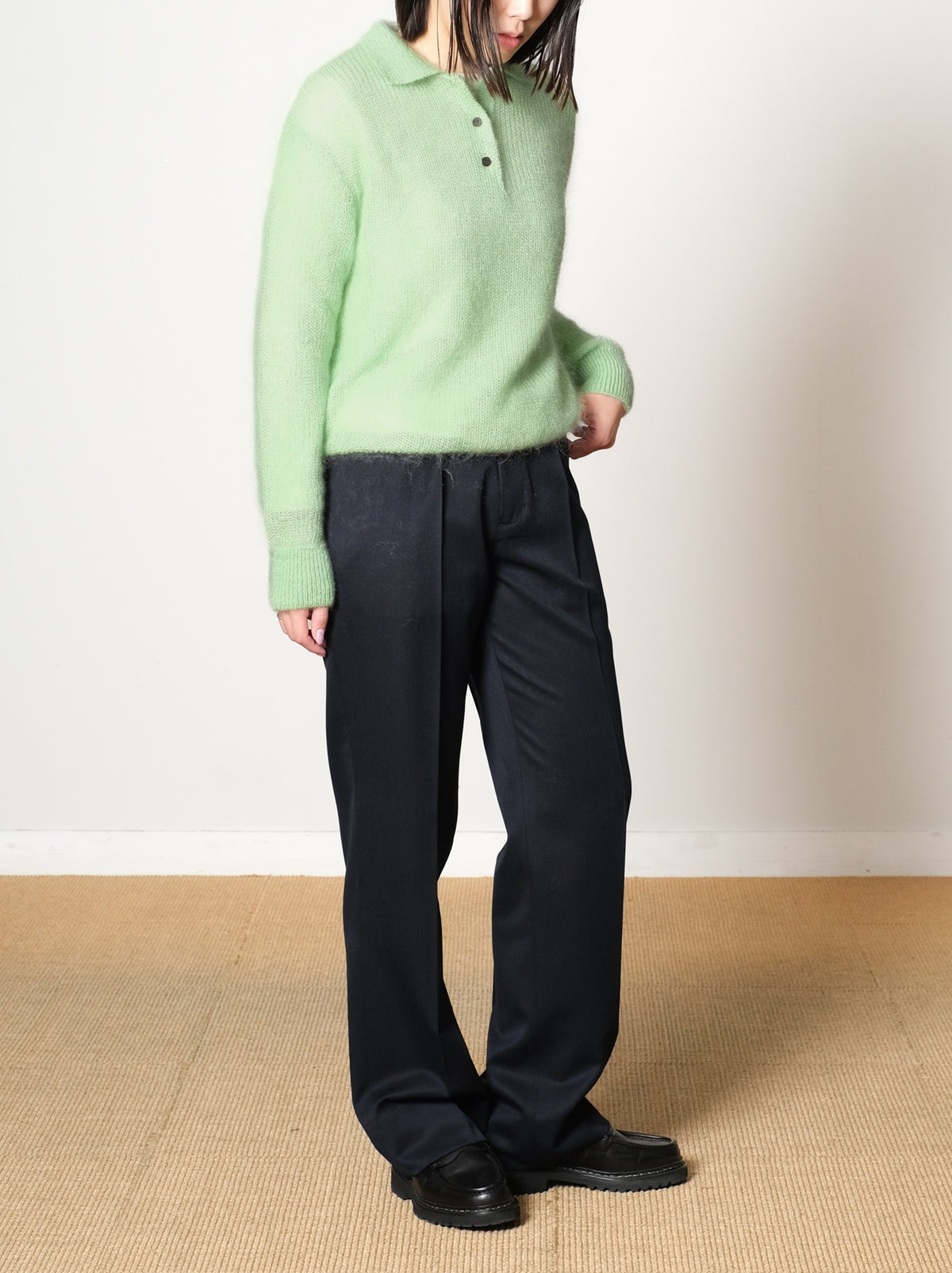 Model 159cm size S color MINT着用