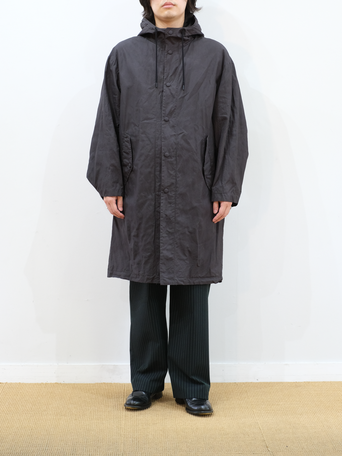 Model 170cm size S color CHARCOAL着用