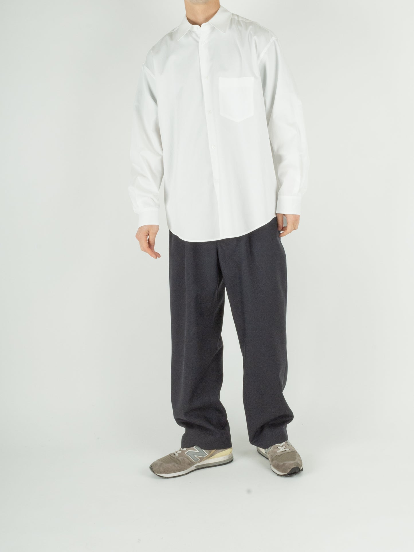 Model 176cm/62kg size L color WHITE着用