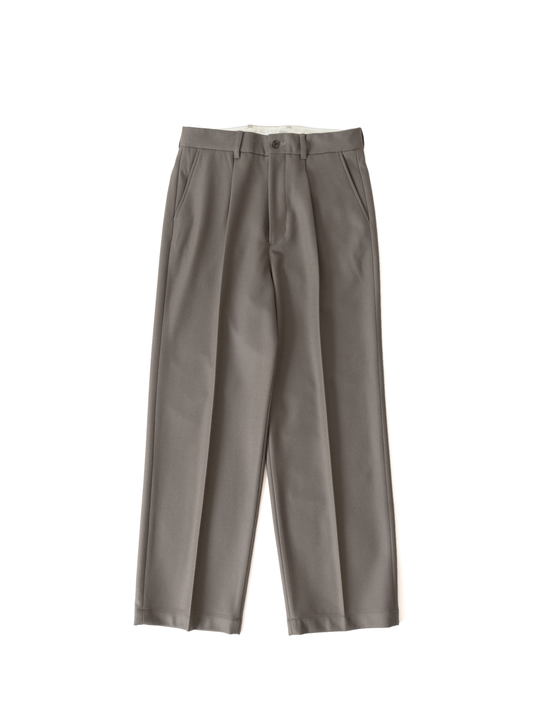 WOOL/CASHMERE COLLEGE FLANNEL PANTS｜GREIGE