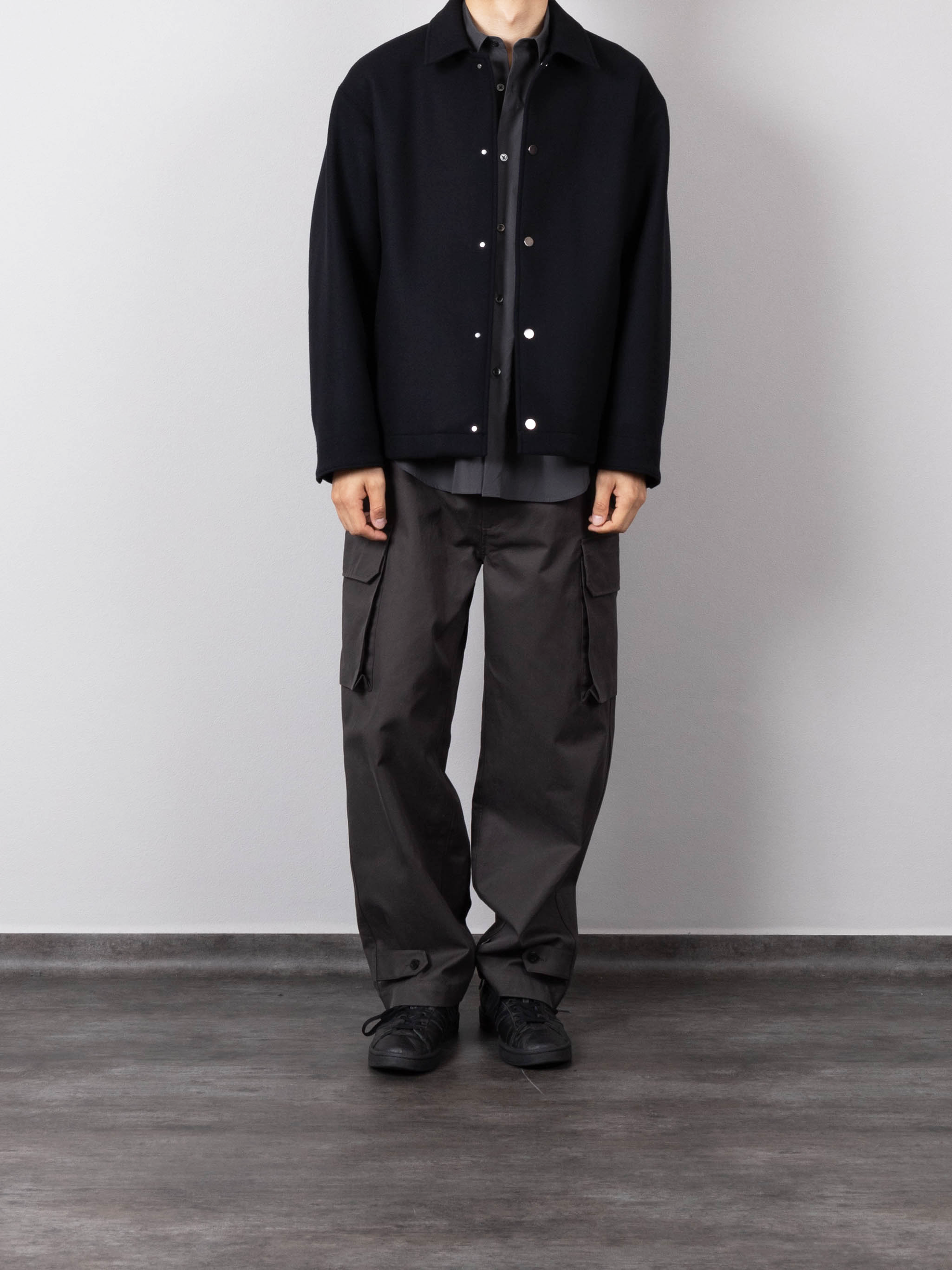 Model 176cm/66kg sizeM colorBLACK着用