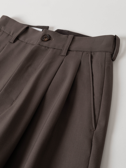 VICTORIA WOOL WIDE PANTS