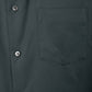 FINX COTTON TWILL REGULAR COLLAR SHIRTS｜DEEP GREEN