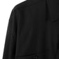 Super130's WORSTED WOOL SHIRTS｜BLACK