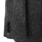 SHETLAND WOOL MIX TWEED JACKET｜BLACK MIX