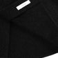 LAMB WOOL CASHMERE MOSSER OVER SHIRTS｜TOP BLACK