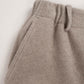 LAMB WOOL CASHMERE MOSSER PANTS｜NATURAL