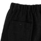 LAMB WOOL CASHMERE MOSSER PANTS｜TOP BLACK