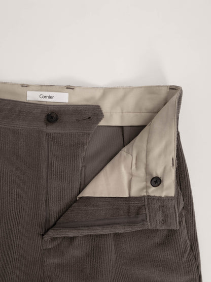 Super130's WOOL CORDUROY PANTS｜FAWN