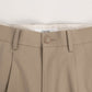 FINX COTTON GABARDINE SLACKS｜BEIGE