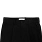 FINX COTTON GABARDINE SLACKS｜BLACK