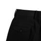 FINX COTTON GABARDINE SLACKS｜BLACK