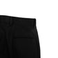 FINX COTTON GABARDINE SLACKS｜BLACK