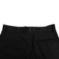 FINX COTTON GABARDINE WIDE PANTS｜BLACK