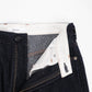 SILK NEP DENIM PANTS｜DARK NAVY