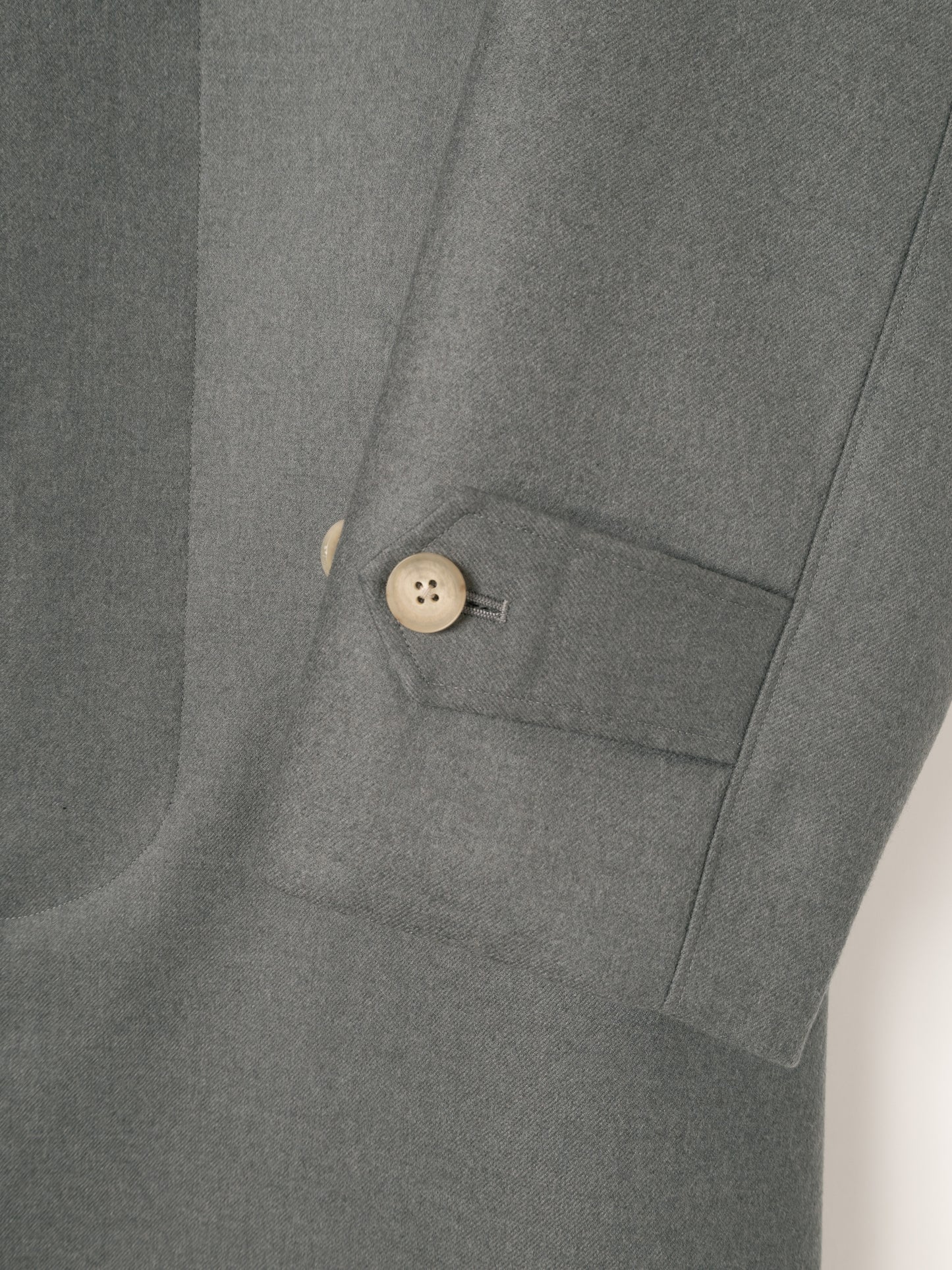 Super130’ s WOOL DOUBLE CLOTH BALMACAAN COAT｜LIGHT GRAY