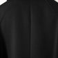 Super130’s WOOL DOUBLE CLOTH BALMACAAN COAT for WOMEN｜TOP BLACK