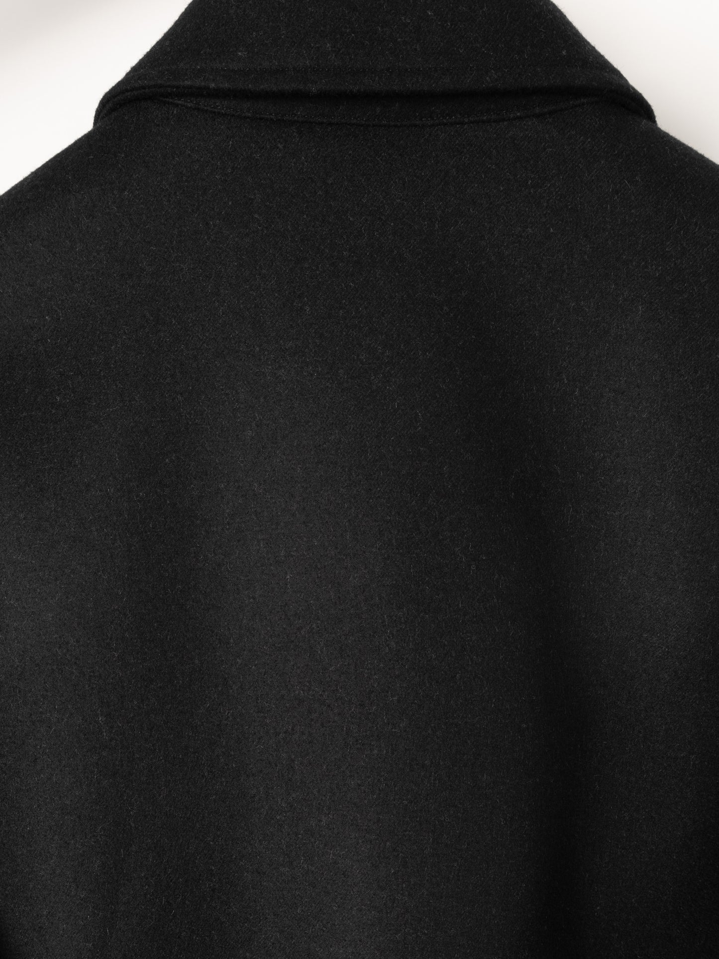 Super130’ s WOOL DOUBLE CLOTH BLOUSON｜TOP BLACK