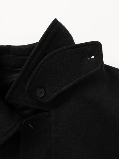 Super130's WOOL DOUBLE CLOTH BLOUSON｜TOP BLACK