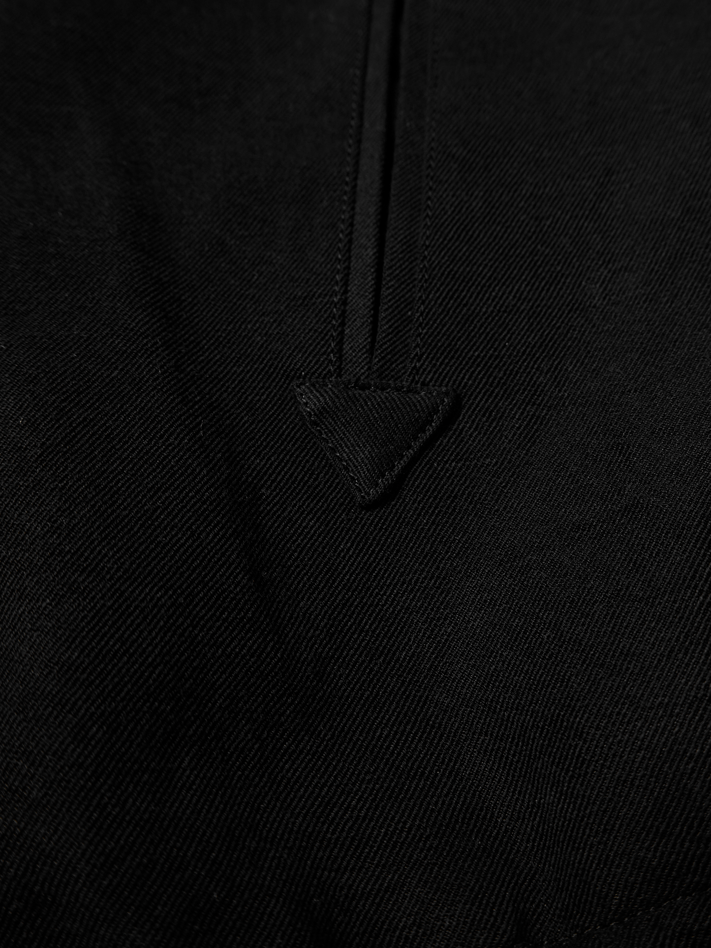 SILK/LINEN FADED GABARDINE ZIP BLOUSON｜BLACK