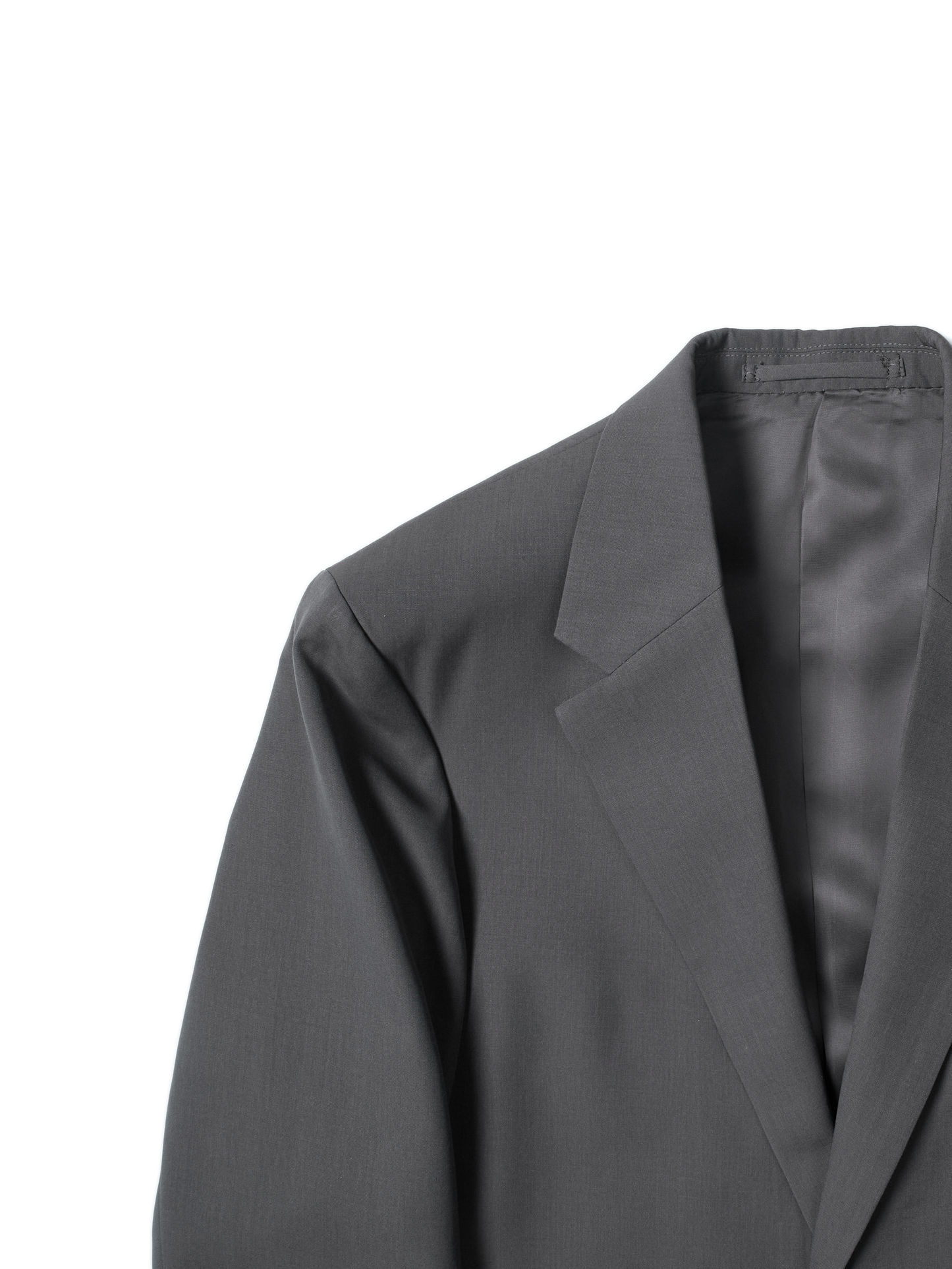 Super130's WORSTED WOOL TROPICAL TAILORED JACKET｜ASH TAUPE