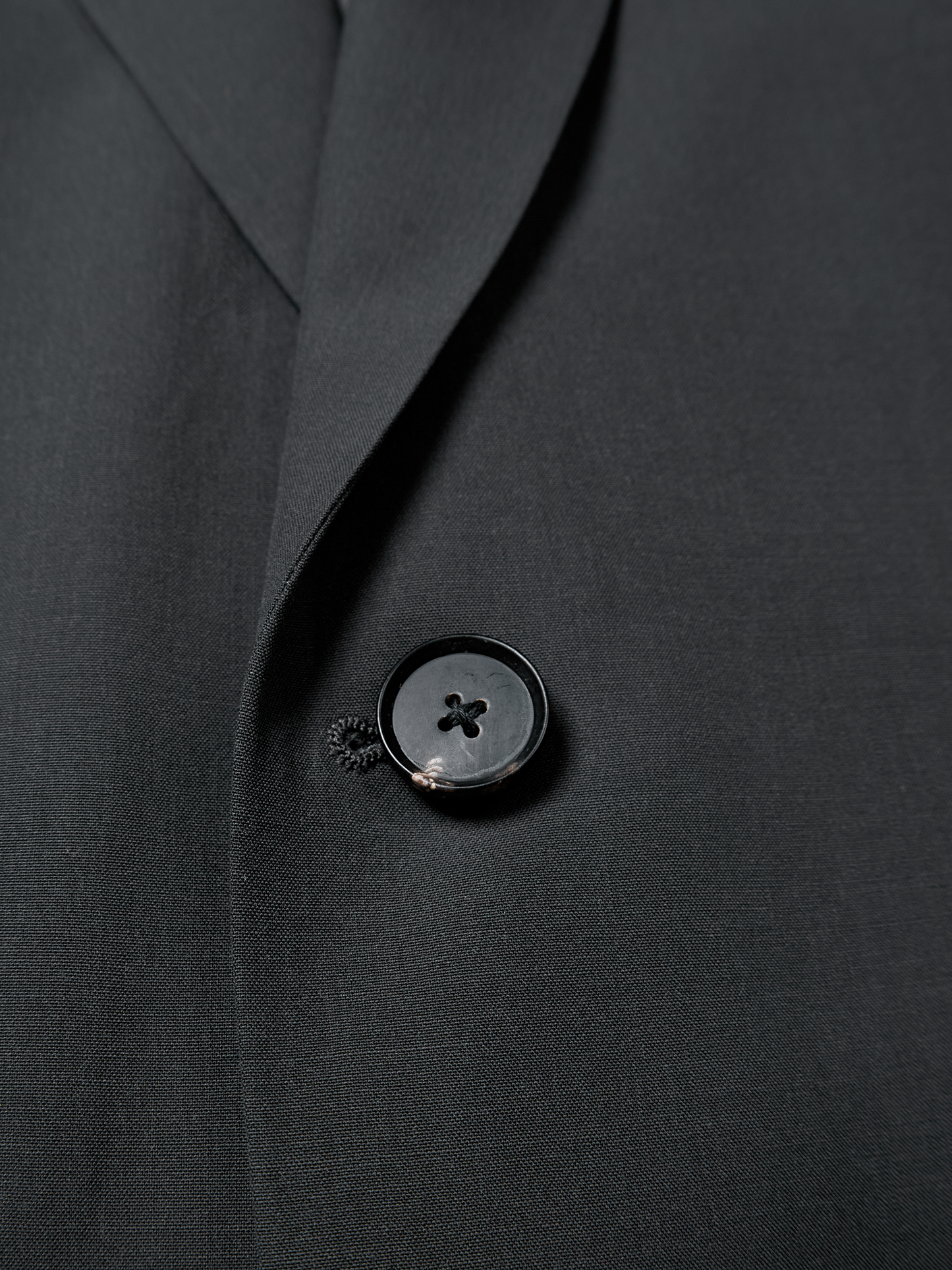 Super130's WORSTED WOOL TROPICAL TAILORED JACKET｜CHARCOAL