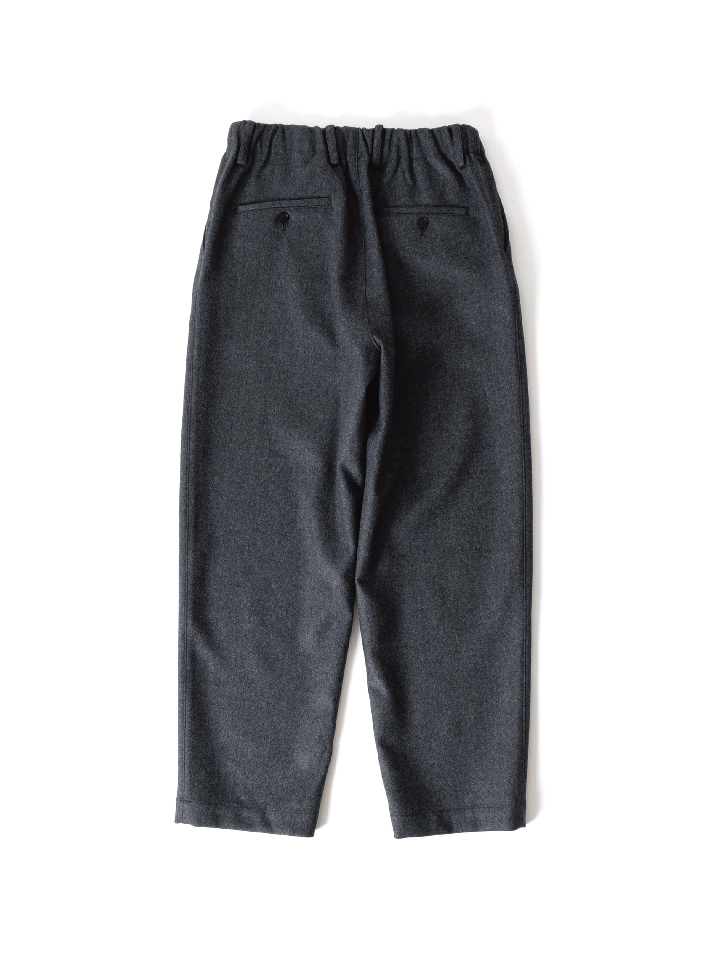 COLLEGE FLANNEL TAPERED EASY PANTS｜TOP GRAY