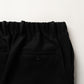 Super130's WOOL DOUBLE CLOTH PANTS｜TOP BLACK