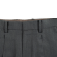 Super130's WORSTED WOOL LIGHT GABARDINE SLACKS｜TOP CHARCOAL