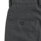 Super130's WORSTED WOOL LIGHT GABARDINE SLACKS｜TOP CHARCOAL