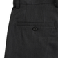 Super130's WORSTED WOOL LIGHT GABARDINE WIDE PANTS｜TOP CHARCOAL