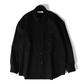 Super130's WORSTED WOOL SHIRTS｜BLACK