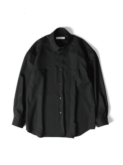 Super130's WORSTED WOOL SHIRTS｜SLATE GRAY