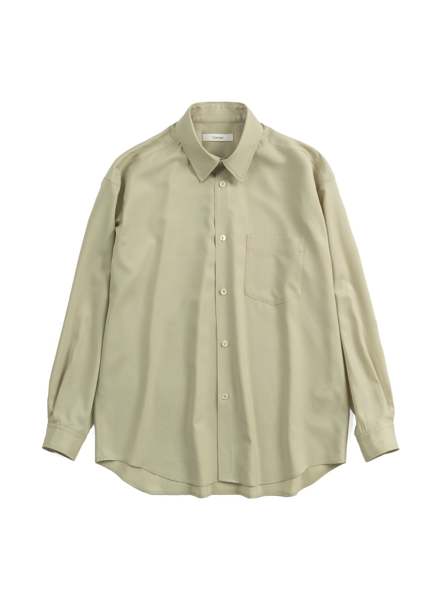 Super180's WORSTED WOOL SHIRTS｜IVORY