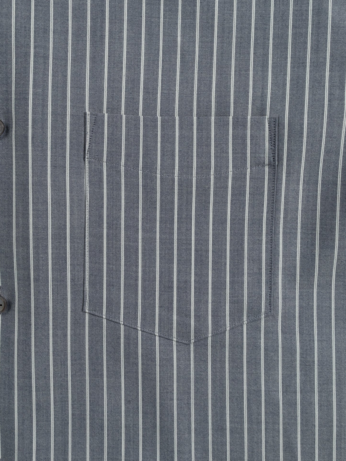 Super180's WORSTED WOOL STRIPE SHIRTS｜CHAMBRAY STRIPE