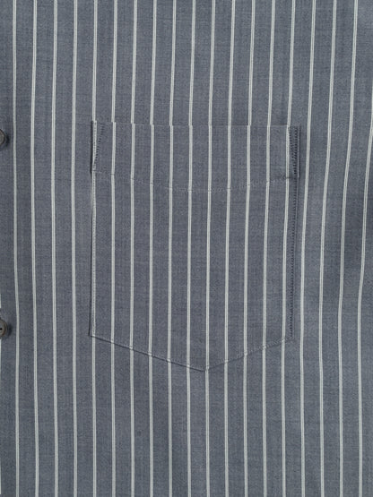 Super180's WORSTED WOOL STRIPE SHIRTS｜CHAMBRAY STRIPE