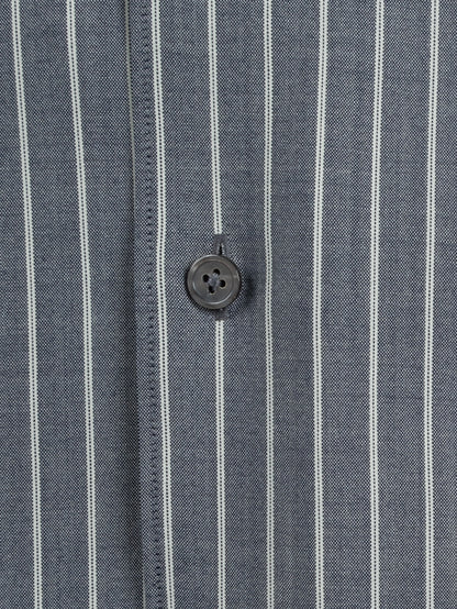 Super180's WORSTED WOOL STRIPE SHIRTS｜CHAMBRAY STRIPE