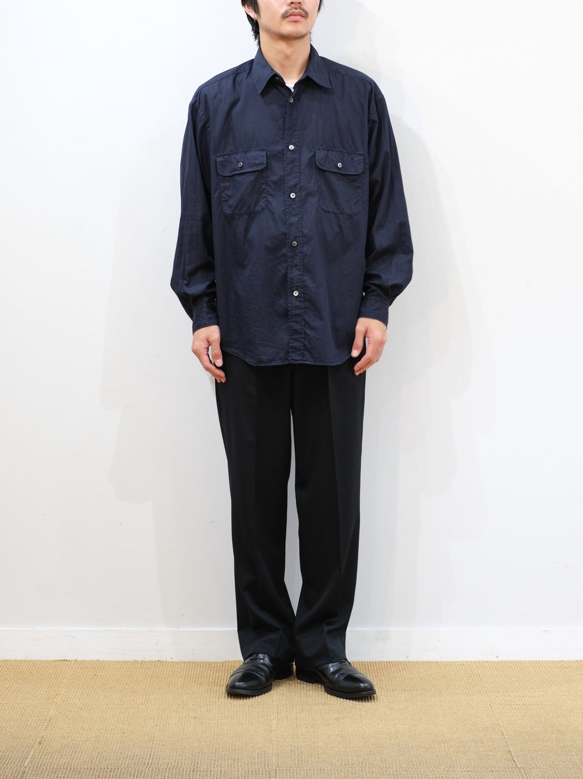 Model 175cm size M color TOP BLACK着用