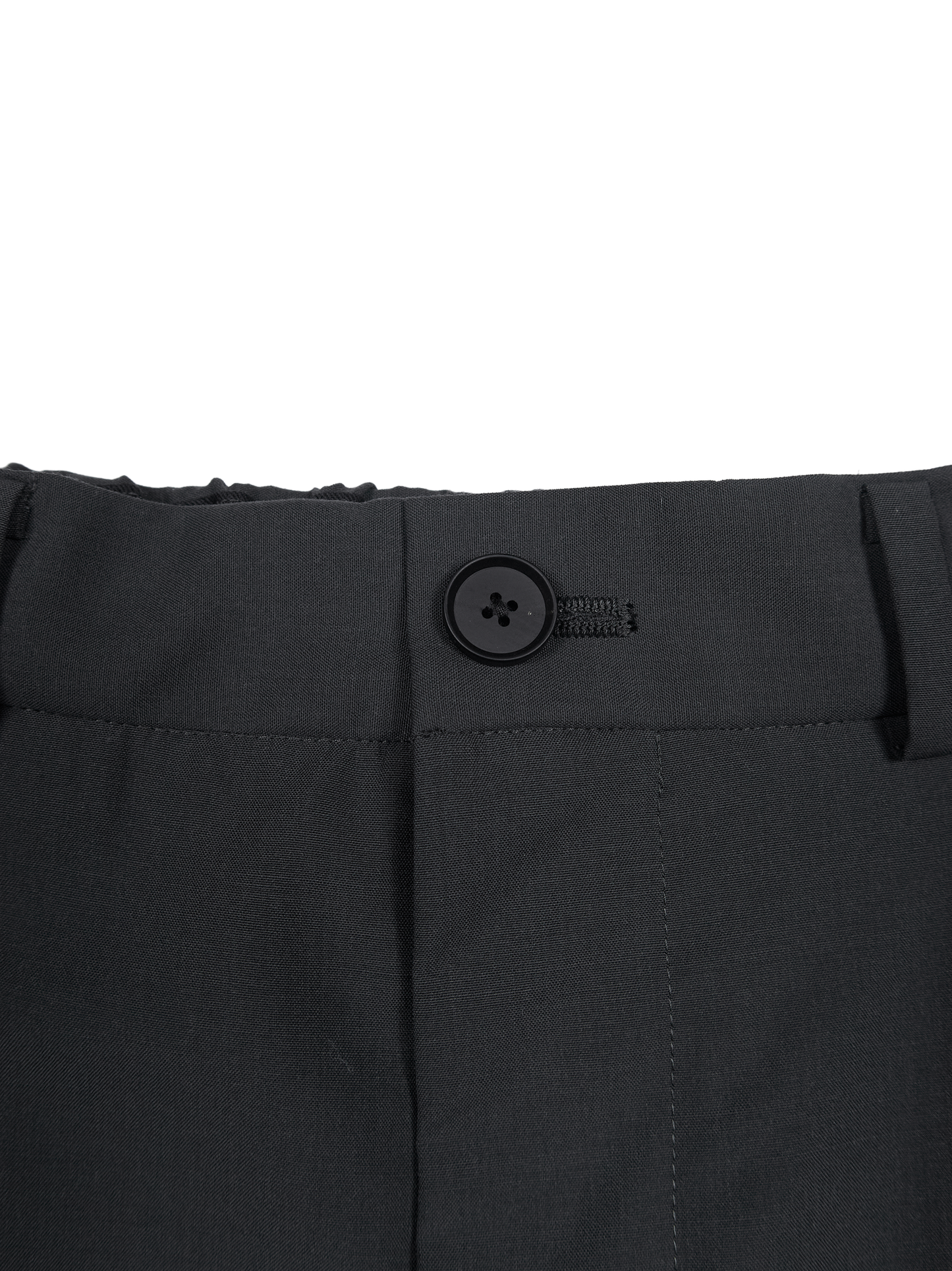 Super130's WORSTED WOOL TROPICAL SHORT PANTS｜CHARCOAL