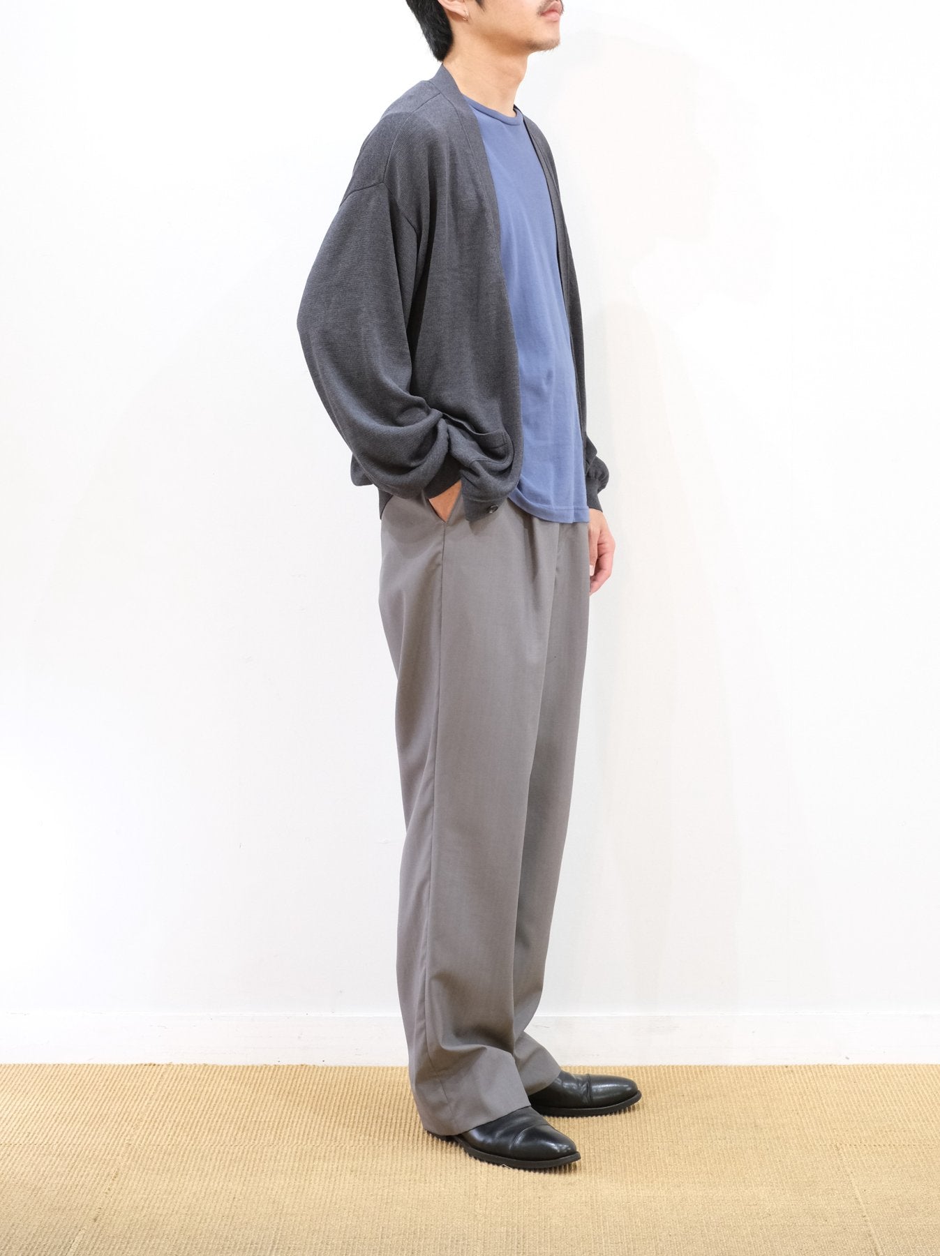 Model 175cm size L color TOP CHARCOAL着用