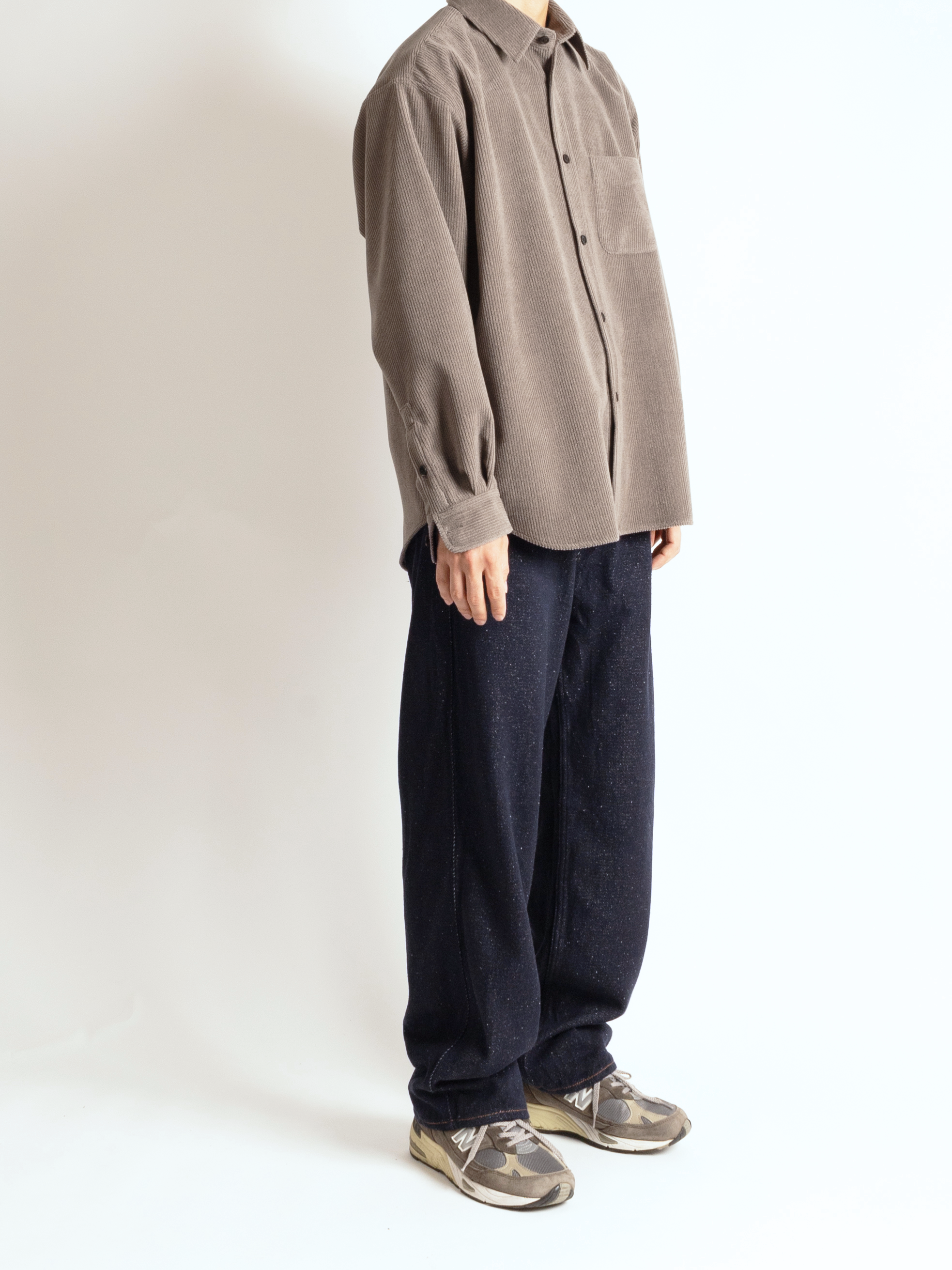 Cornier SILK NEP DENIM PANTS OFF WHITE｜ファッション