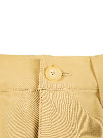 FINX Cotton Boiled Gabardine Pants for Women|Light Camel – Cornier FINX Cotton Boiled Gabardine Pants for Women|Light Camel – Cornier