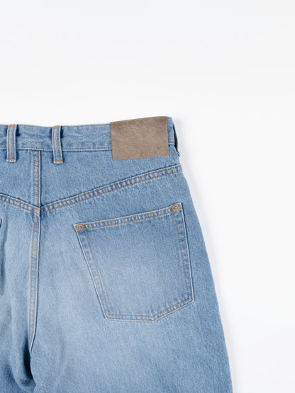 SILK/COTTON VINTAGE JEANS｜LIGHT BLUE