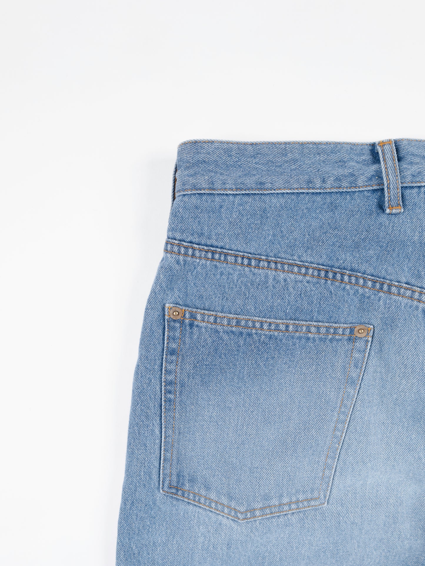 SILK/COTTON VINTAGE JEANS｜LIGHT BLUE