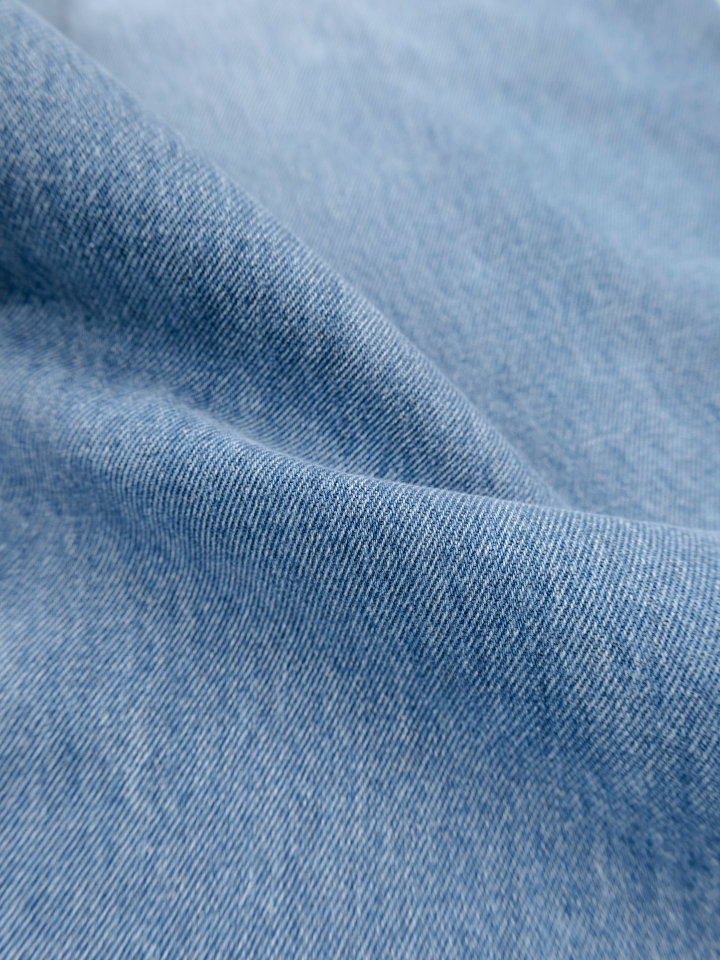 SILK/COTTON VINTAGE JEANS｜LIGHT BLUE