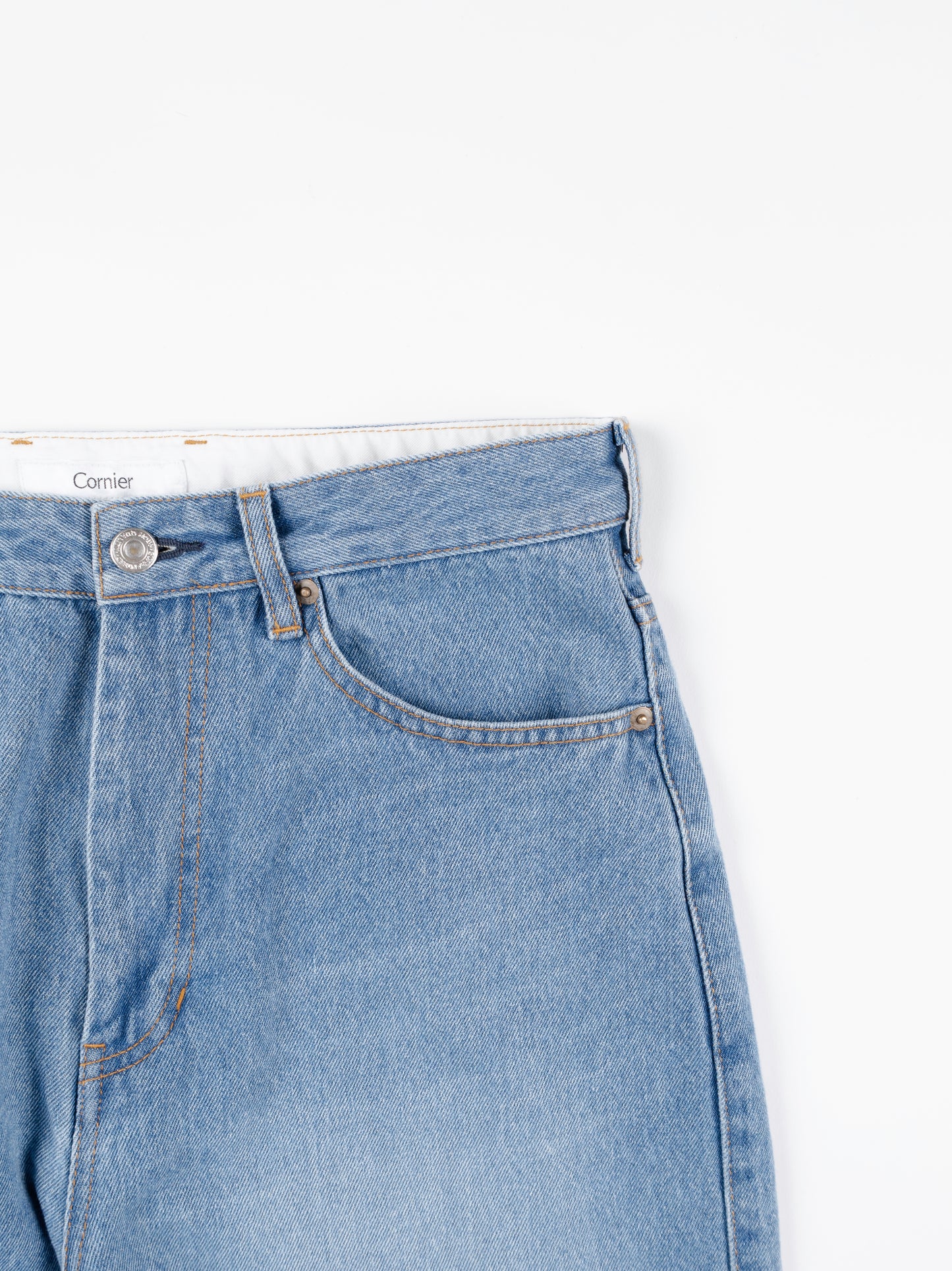 SILK/COTTON VINTAGE JEANS｜LIGHT BLUE